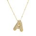 Hot Sale Retro English Balloon Letter Necklace Pendant Accessories_ipsvogv.com