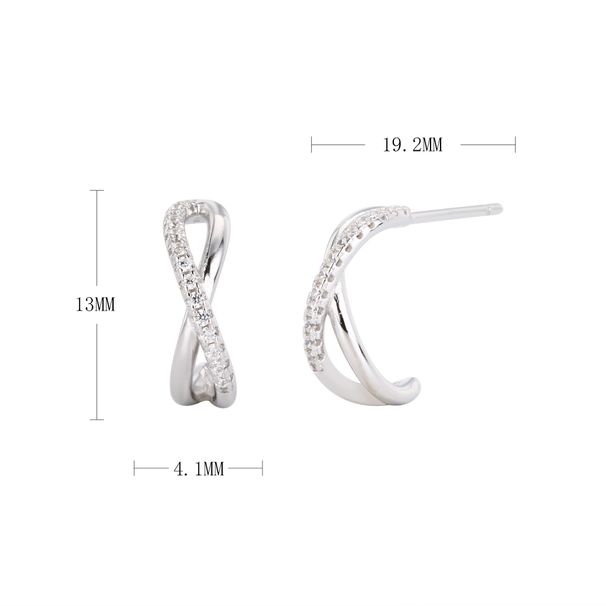 Minimally Exquisite For Women With Niche Designs, Pure Silver Earrin, 2024 New Trendy, High-end And Atmospheric_ipsvogv.com