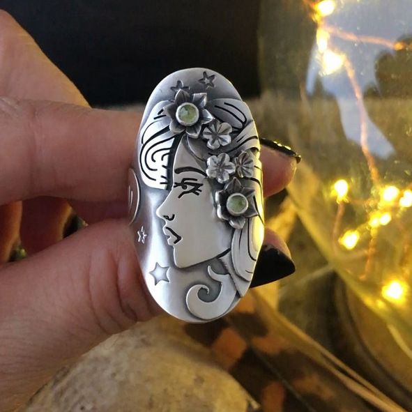 Yiwu Three Heroes Personality Trend Versatile Virgo Ring Popular Punk Constellation Jewelry Strength_ipsvogv.com