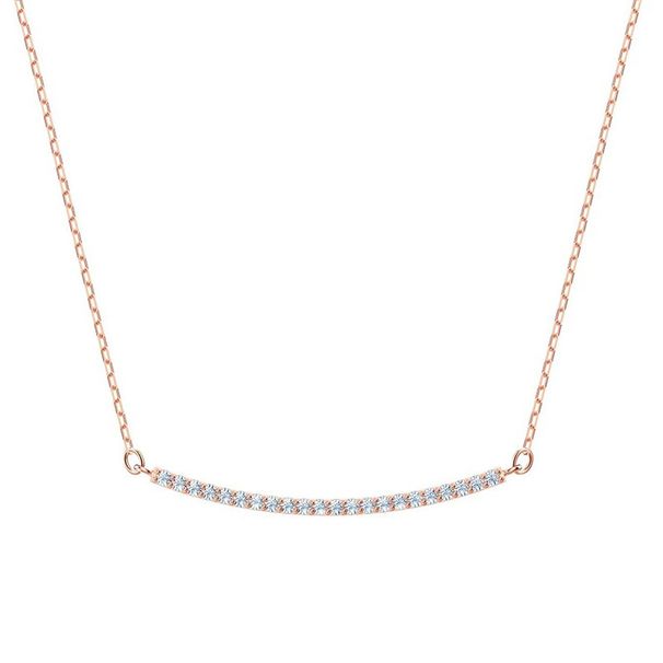 Only Smile Necklace Women Elements Crystal Simple Clavicle Necklace Women Distribution_ipsvogv.com