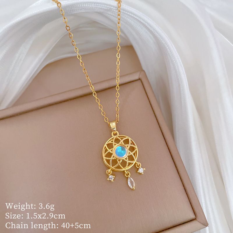 】 Silk 【 Sky Laying Dream Net Light Luxury Charm Gorgeous Full Diamond Necklace Women's Versatile Clavicle Titanium 【 】_ipsvogv.com