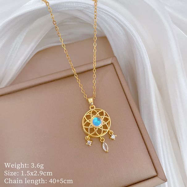 】 Silk 【 Sky Laying Dream Net Light Luxury Charm Gorgeous Full Diamond Necklace Women's Versatile Clavicle Titanium 【 】_ipsvogv.com