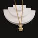 Copper Plated Real Gold Zircon Bear Men's Necklace Punk Light Luxury Titanium Steel Chain Fun Niche Design Accessories_ipsvogv.com