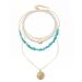 Necklace Bohemian Colorful Gravel Ins Necklace Women's Natural Stone Necklace Summer Jewelry_ipsvogv.com