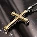2022 Jewelry Cross Necklace Dominant Bamboo Chain_ipsvogv.com