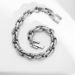 Embossed Mobius Titanium Steel Men's Bracelet Encrypted Handmade Woven Chain Unisex High Street Hip Hop Accessories_ipsvogv.com