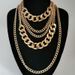 Minimalist Punk Hip-hop Mix And Match Accessories For Women, Exaggerated Multi-layer Tassel Handmade Chain Necklace_ipsvogv.com