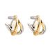 Women’s Jewelry Set Fashion Ear Buckles Fashion Circle Earrings Temperament Gold And Silver Three Dimensional Earrings Earrings_ipsvogv.com