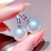 Cao Shi's 2024 New French Pearl With High Grade, Light Luxury Earrings, Simple And Fashionable Earrings For_ipsvogv.com