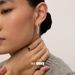 Niche design two color chain clause creative girls light luxury high end temperament ins style earrings jewelry_ipsvogv.com