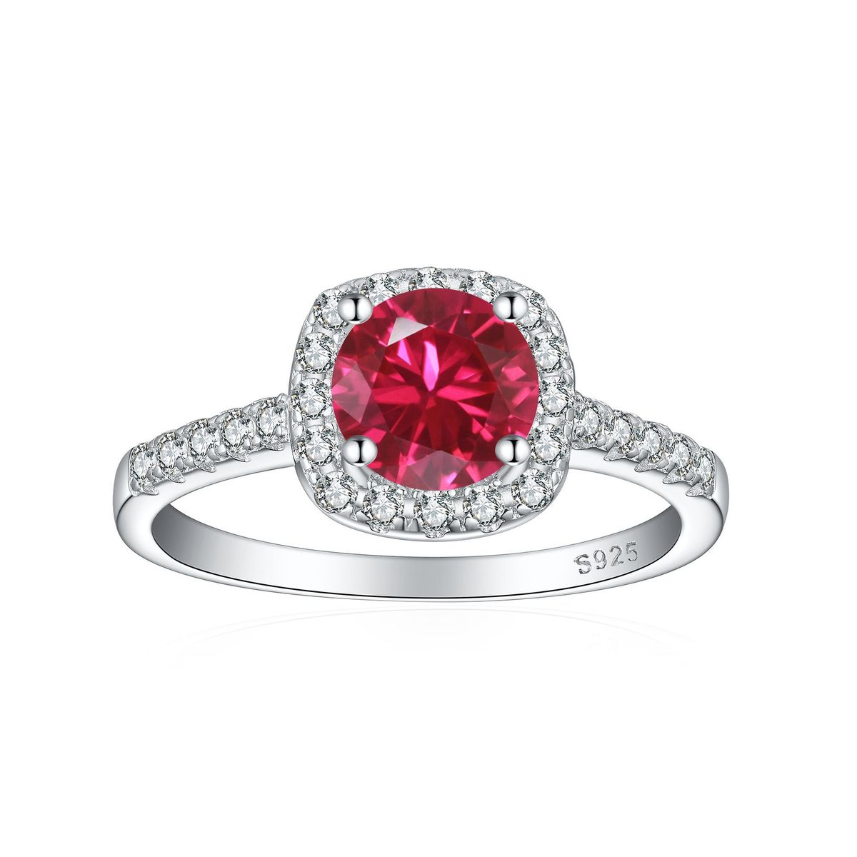 Women's Jewelry Inlaid Opal Emerald Ruby Garnet Sapphire Topaz Crystal Colored Gemstone S925 Sterling Silver Ring_ipsvogv.com