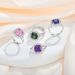 S925 silver earrings ear studs color zirconium temperament light luxury high end ear jewelry jewelry silver jewelry_ipsvogv.com