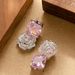 French Style Light Luxury Exquisite Inlaid Zircon Asymmetrical Camellia For Women With A Sense Of Luxury, Simple Silver_ipsvogv.com