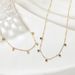 Women's Jewelry Malachite Necklace Simple Clavicle Chain New Titanium Steel Non Fading Necklace Jewelry_ipsvogv.com