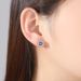 Women's Jewelry Fashion Earrings Temperament Trend Colorful Zircon Earrings Inlaid Diamond Round Earrings Small Accessories_ipsvogv.com