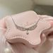 Fireworks Castle Lace Necklace For Women, Niche Design, High-end Feel, Gentle Fairy-like Sweet Girl Tassel Choker Chain_ipsvogv.com
