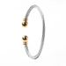 Fashion Titanium Steel Bracelet Female Jewelry Twisted Wire C Shaped Twist Bracelet Gold Plated Boutique Couple Jewelry_ipsvogv.com