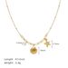 Small And Luxurious High-end Gold Shell, Starfish, Water Diamond Necklace, Female Collarbone Neck Chain, Non Fading_ipsvogv.com