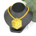 Dubai Gold Bridal Jewelry Saudi Women's Necklace Earring Set_ipsvogv.com