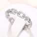 Cao Shi Ring Women's Chain Striped Diamond Zircon Index Finger Ring Temperament Net Red INS Ring Copper Jewelry_ipsvogv.com
