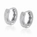 Ring Earrings Filled With Zircon Bling For Men And Women's Hip-hop Earrings, Gold Australian Jewelry_ipsvogv.com