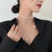 Baroque Pearl Necklace for Women Simp Fashion Collarbone Chain White Choker Necklaces Designer Wedding Jewelry_ipsvogv.com