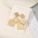 Heart-Shaped Earrings For Women, Five-Pointed Star, Exaggerated Leaf Layered Earrings, Geometric Design Studs With_ipsvogv.com