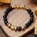 Best Selling Natural Stone Jewelry For Men And Women, Black Agate Faceted Crystal Bracelet Combination Stacking Bracelet For Men_ipsvogv.com