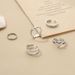 Hot Selling Rin, Double Layered Opening, Personalized Cold And Indifferent Style, Love Combination, 5-piece Set Of_ipsvogv.com