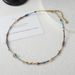 Women's Jewelry French Retro Niche Design Colorful Natural Stone Rice Beads Beaded Necklace Bohemian Style Fashion Clavicle Chain_ipsvogv.com