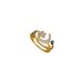 【 Real Gold Plating 】 Opened Star Moon Fashion Micro Inlay Light Luxury Index Finger Ring, Net Red, Same Cool Style_ipsvogv.com