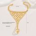 Fashion Personalized Mesh Water Chain With Finger Back, Trendy Style Full Dia Accessories_ipsvogv.com