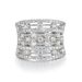 Cao Shi's New Copper Engraving Zircon Filled Hollow Ring for Men and Women_ipsvogv.com