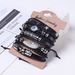 Men's Leather Braided Adjustable Bracelet Stackable Hip Hop Punk DIY Set Series Jewelry_ipsvogv.com