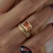 gold Three Piece Ring Ins Women's Set Jewelry_ipsvogv.com