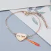 Charm Bracelets Custom Personalised Heart Bracelet For Women Stainless Steel Charms Engraved Jewellery_ipsvogv.com