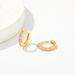 Brass With Real Gold Plating, Hot Selling Across, Stylish And Elegant Earrings For Ladies With Zircon, Three Piece Set_ipsvogv.com