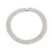 Exaggerated And Atmospheric Jewelry, Hollowed Out Necklace, Female Punk Hip-hop Style, Silver Wide Chain Necklace_ipsvogv.com