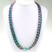 Miami Cuban Link Chain Multicolor Rainbow Heavy 316L Stainless Steel Colorful Curb Necklace Personalized Jewelry Hip Hop Choker Chain, 11~16mm Width_ipsvogv.com