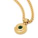 Heavy Industry Quality Men's Protector Pendant Necklace Inlaid With Zircon Devil's Eye Sweater Chain Neckchain_ipsvogv.com