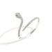 Unisex Ins New Snake Bracelet Hip Hop Micro Inlaid Zircon Niche Ladies Design High End Bracelet Trendy Brand Accessories_ipsvogv.com