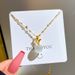 【 Titanium Steel 】 Micro Inlaid Real Gold Full Diamond Cat Eye Necklace, Women's New Clavicle Chain, Light Luxury,_ipsvogv.com