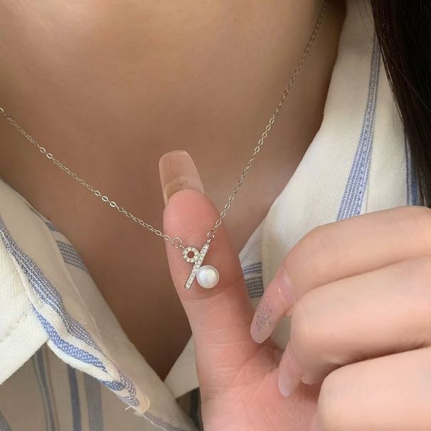 S Pure Silver 100% Pearl Necklace, Female Ins Niche Design, High-end Temperament, Versatile Autumn And Winter_ipsvogv.com