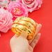 Fashionable Luxury With Dragon And Phoenix Smooth Surface, Women's Push-pull B, Ethnic Sandstorm Gold_ipsvogv.com
