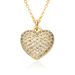 Necklace For Women, Internet Celebrity Love Zircon Niche Light Luxury New Design Pendant, Temperament Hot Style Advanced Micro Inlaid Necklace_ipsvogv.com
