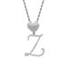 Hip Hop New Heart Script 26 Letter Pendant Trendy Jewelry_ipsvogv.com