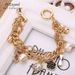 Designer Titanium Steel Multi Layered Pearl Small Wer Digital 5 Heavy Metal Rock Style Chain Bracelet_ipsvogv.com