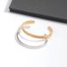 Women's Jewelry High Grade Hammered Bangles Stainless Steel Open Bracelets, Personalized Jewelry Accessories_ipsvogv.com