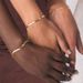 Unisex ins simple stainless steel bracelet ladies gold plated flat snake chain_ipsvogv.com