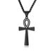 Jewelry stainless steel ankh cross necklace men's titanium steel pendant accessories jewelry_ipsvogv.com